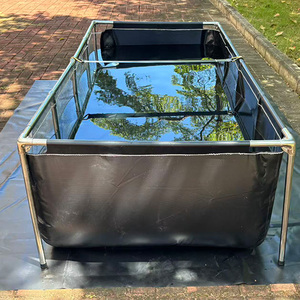 Custom Size Heavy-Duty Breeding Tank Large <strong>Aquarium</strong> for Aquaculture <strong>Fish</strong> tank Transparent Canvas Frame <strong>Fish</strong> Pond Foldable - Product Image 2
