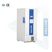 SCITEK Économique -86 ° Congélateur ultra-froid C, capteur PTC, contrôleur par microprocesseur, acier inoxydable 304 pour laboratoire