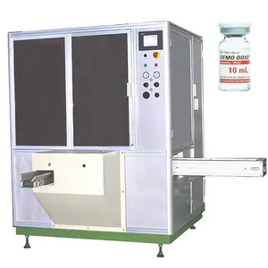 High Speed Glass /plastic Perfume Bottle Automatic Uv Screen Printing Machine With Coating Layer Led Uv Drying System