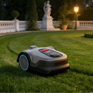 Robot Cortacésped Inteligente a Batería, Recortador de Césped Automático para el Hogar, Control Remoto por Aplicación, Evitación Inteligente de Obstáculos, Compacto - Product Image 1
