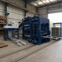 Machine automatique de fabrication de blocs de béton QT10-15, équipement hydraulique de moulage de briques, machine à fabriquer des pavés
