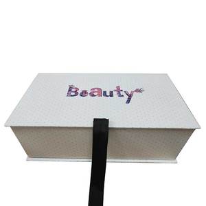 Custom Logo Luxury Cardboard <b>Foldable</b> Hair Bundle Extension Wig Packaging <b>Box</b> for Bundles - Product Image 2