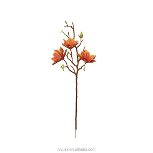 Fiori Artificiali Profumati all'Ingrosso, Ramo <span class=keywords><strong>di</strong></span> Magnolia in Stile Cinese Realistico, Centrotavola Fatto a Mano per Matrimoni e <span class=keywords><strong>Casa</strong></span> - Product Image 5