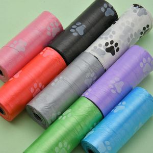 Sacs à déjections canines en forme d'os, 2 rouleaux avec emballage cartonné, sacs imprimés pour chien avec distributeur inclus - Product Image 4