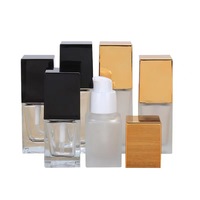 Envase para Esmalte de Uñas con Tapa de Bambú, Botella Vacía para Esmalte de Uñas con Tapa de Madera, Botella para Esmalte de Uñas de Bambú
