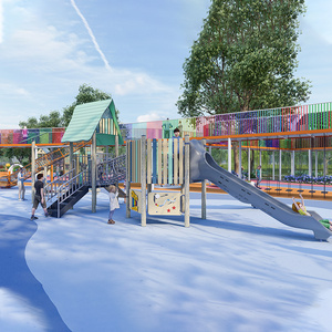 Fabricante de Equipos de Juegos Infantiles de Acero Inoxidable de la Marca COWBOY, Diseño Espacial y Tecnológico, para Exteriores y Jardines de Infancia - Product Image 4