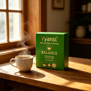 Café Instantáneo Herbal Balanceado para el Bienestar, 20g*20 Sobres Individuales, Bebida Herbal Suave para el Uso Diario, Nutre y Alivia la Fatiga - Product Image 3