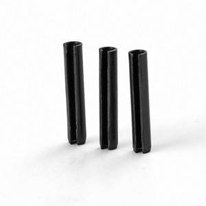 Coiled Spring <b>Pin</b> M1.5 M6 Black Oxidized Steel <b>Pin</b> For General Use GB879 Standard - Product Image 2