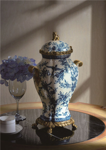 180 di artigianato in ottone spiritoso di DSZ * 170*440 barattoli artigianali di porcellana blu e bianca fatti a mano - Product Image 2