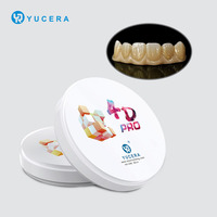 Para Yucera Zirconia presinterizada en blanco 1200MPa Fuerza flexural Suministro de laboratorio dental eléctrico