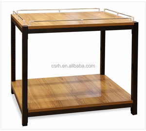 <span class=keywords><strong>3</strong></span> 층 12000 + 300 + 300*1000*850mm 새로운 슈퍼마켓 스틸 및 목재 프로모션 테이블 - Product Image 4