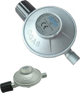 Régulateur de pression pour gaz GPL, pour bouteille de butane, utilisé sur les grills de camping, filetage 1/4-19LH, 37/50 Mbar - Product Image 3