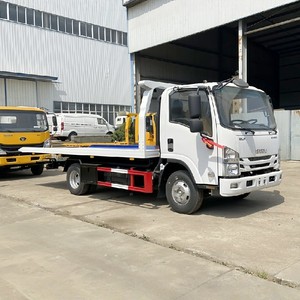 ISUZU KV100 <b>Flatbed</b> Tow <b>Truck</b> Road Wrecker Recovery Vehicle Diesel Manual for Vehicle Rescue - Product Image 5