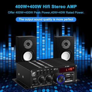 Amplificador de <span class=keywords><strong>Audio</strong></span> TDA7377 Chip AK-380 con Puerto USB, Gran Potencia 40Wx2, Amplificador de <span class=keywords><strong>Audio</strong></span> Americano para Auto, Hogar y Fiestas - Product Image 2