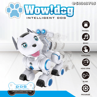 Jouet de chien robot intelligent réaliste interactif de dinosaure de marche à commande vocale de haute qualité avec télécommande
