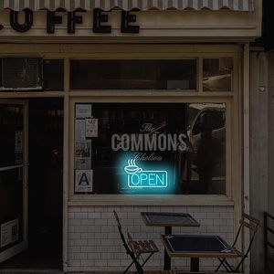 Coffee neon <b>sign</b> Open LED indoor hanging ambient light shop signage wall decoration light entrance indicator light luminous <b>sign</b> - Product Image 6