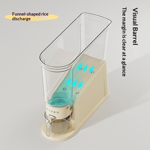Dispensador de cocina por gravedad para arroz <span class=keywords><strong>y</strong></span> harina, contenedor de almacenamiento para cereales, dispensador de arroz para espacios reducidos - Product Image 4