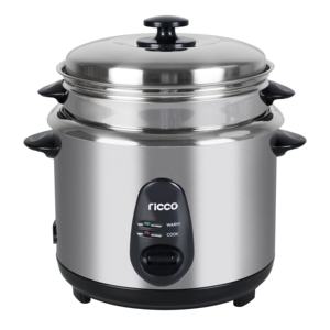 หม้อหุงข้าวสแตนเลสในหม้อหุงข้าว, 2.8L หม้อหุงข้าว S/S พร้อมเรือกลไฟสแตนเลส - Product Image 3