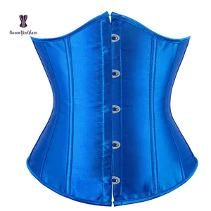 simple elegant solid color plastic boning corset ann chery for outwear