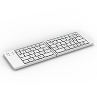 Nouveau clavier ultra-fin à pavé tactile double pliage pleine taille avec interface USB-C compatible IBM PC/MAC/iPhone/Android/Linux