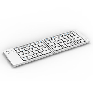 Mới Cho 5.0 Siêu Mỏng Touchpad Dual-Gấp Bàn Phím Tương Thích Với IBM PC/Mac/Ipad/Iphone // <span class=keywords><strong>Linux</strong></span>/IOS/Android - Product Image 3