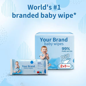 Влажные салфетки для детей с логотипом на заказ, оптом от производителя, OEM, гигиенические салфетки для младенцев - Product Image 2
