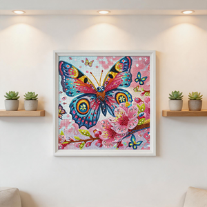 Kit Pittura Diamante 5D Quadrata, <span class=keywords><strong>Arte</strong></span> Fai-da-te con Farfalle e Perle per Principianti - Product Image 5