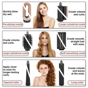 Rizador de aire LED portátil eléctrico multifuncional 6 en 1 HS 08 con calor ajustable para uso doméstico y hotelero - Product Image 4