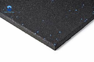بلاط حصيرة أرضية صالة رياضية مطاطية مفلكنة SBR المعاد تدويرها - Product Image 6