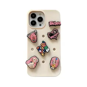 Coque de téléphone personnalisée DIY couleur d'été à la mode pour iPhone 15 coque de téléphone portable en silicone étanche pour <span class=keywords><strong>11</strong></span> 12 13 Pro Max - Product Image 1