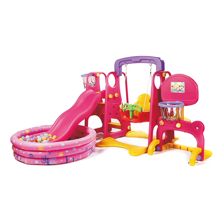 Betta Best design children outdoor playground equipment slide and play house toy set for school