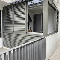 Persiennes automatiques électriques manuelles en polycarbonate pour l'extérieur Pare-soleil en verre Persienne horizontale pour l'intérieur