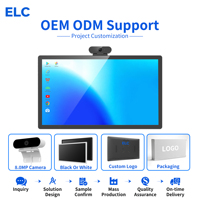 Monitor con Pantalla Táctil IPS de 21.5 Pulgadas, Pantalla Capacitiva Full HD, Multitáctil de 10 Puntos, para Escritorio, Mostrador o Montaje en Pared