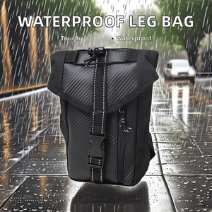 Ceinture en <span class=keywords><strong>cuir</strong></span> imperméable pour <span class=keywords><strong>homme</strong></span> Sac banane Moto Biker Oxford Style Sac à outils Pochette pour téléphone <span class=keywords><strong>Sacoches</strong></span> pour cuisses - Product Image 2