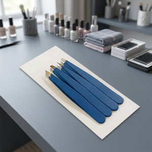 ASAP Pince à épiler durable en acier inoxydable pour sourcils et ongles, à pointe fine, avec applicateur de cils et nettoyeur d'acné pour le visage - Product Image 3