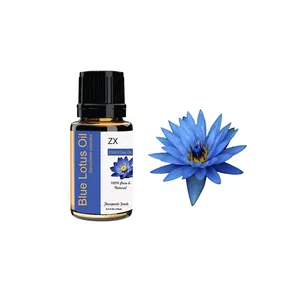 Fabrikant Supply Groothandel Bulk Prijs Blauwe Lotus Bloem Extract Oem 100% Puur Natuurlijke Organische Blauwe Lotus Essentiële Olie