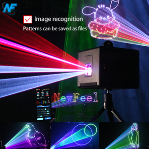 Dj Disco boda APP inalámbrico a todo Color animación carta luz láser con batería para fiesta en casa Festival iluminación - Product Image 1