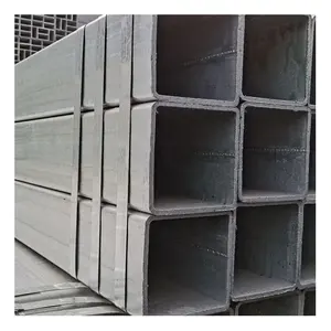 Tometal Galvanized Square Steel Pipe Size De Acero Galvanizado Thin Wall 50mm Boiler Pipe ERW Square Tubes Black Galvanized Coat