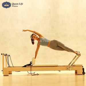 Queenlife 2026 Reformer Pilates houten trainingsapparatuur balans training Koreaanse Pilates instrumenten digitale machine voor vrouwen - Product Image 4
