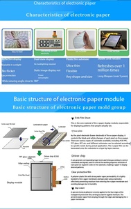 จอแสดงผล E-paper ขนาด 2.66 นิ้ว ความละเอียด 152x296 ความสว่าง VDD180o'clock - Product Image 4