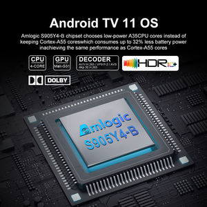 Box <span class=keywords><strong>TV</strong></span> Smart HD 4K Quad Core Certificato per GD2 Android 14.0 Amlogic S905Y4 - Product Image 6