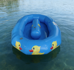 <span class=keywords><strong>Piscina</strong></span> Gonfiabile per Bambini con Motivi a Paperella e Isola Galleggiante - Design Pieghevole per Giardino, Spiaggia e Attività Acquatiche in Famiglia - Product Image 2