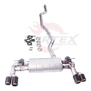Échappement Valvetronic en acier inoxydable Vortex pour BMW F22 218i 220i 2014-2024, embouts en carbone Catback - Product Image 2