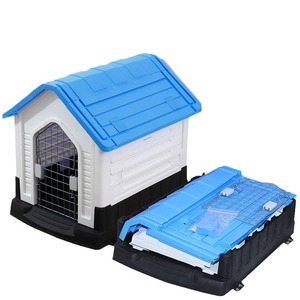 Perrera plegable de plástico para exteriores a prueba de lluvia para perros Four Seasons <span class=keywords><strong>General</strong></span> extraíble lavable jaula para perros de tamaño mediano y grande mascota - Product Image 1