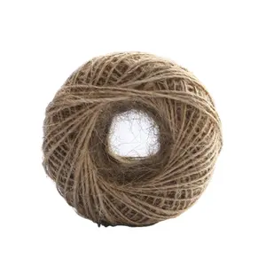 Juta Twine Natural Serapilheira Hessian Cord Hemp Corda Corda Gift Packing Cordas Natal Event & Party Supplies