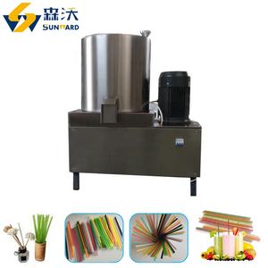 Protection de l'environnement Paille de <span class=keywords><strong>pâtes</strong></span> de riz à boire Café comestible Fourchette à lait Cuillère Couteau Extrudeuse de paille Dégradable Traitement de la paille - Product Image 6