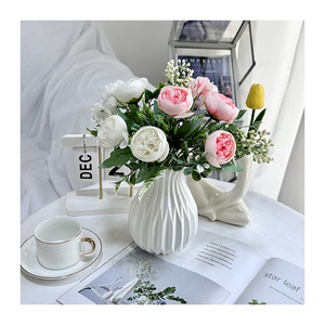 Meixue Menghuan QYY-517 de pivoine artificielle petit bouquet de pivoine nouveau produit de haute qualité usine en gros - Product Image 4