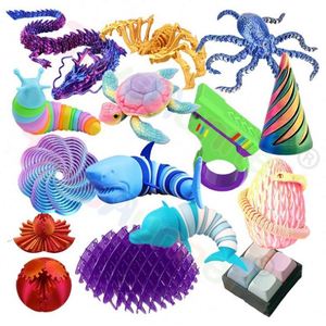 Juguete Antiestrés en Forma de Cono para el Verano, Juguete Simple para Aliviar el Estrés, Juguetes Educativos Tempranos para Niños y Adultos, Juguetes para la Ansiedad y el Autismo - Product Image 1