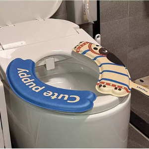 Couvre-siège de toilette pour enfants, motif chaton mignon, en EVA, imperméable, pour une utilisation quatre saisons - Product Image 4