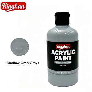 Ensemble de 24 couleurs de <span class=keywords><strong>peinture</strong></span> <span class=keywords><strong>acrylique</strong></span> en bouteille de 250 ml avec boîte de couleurs pour la <span class=keywords><strong>peinture</strong></span> murale et les grands projets artistiques, texture épaisse et forte couvrance - Product Image 5